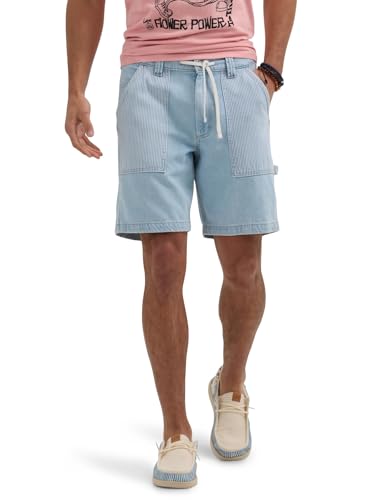 Lee X Heydude Carpenter-Shorts für Herren, 23 cm, Leichte Eisenbahn-Waschung, Mittel von Lee
