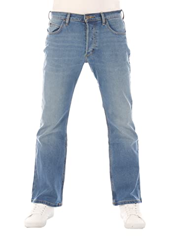 Lee Jeans Herren Stretch Bootcut Denver Jeanshose Hose Denim w40, Farbe: Blue Used Fever, Größe: 40W / 32L von Lee