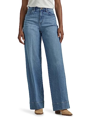 Lee Legendäre Damen-Jeans mit hohem Bund, 48 Kurz von Lee