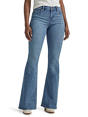 Lee Legendary Mid Rise Flare Jeans für Damen, Elevated Retro, 48 von Lee