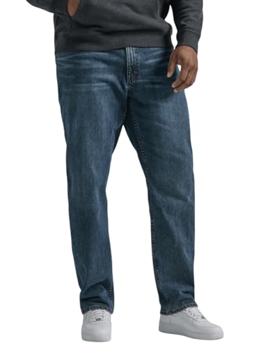 Lee Legendary Relaxed Straight Jeans für Herren, groß und groß, Lieutenant, 48W / 28L von Lee