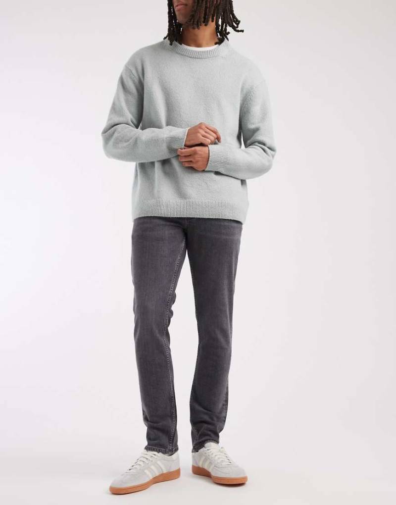 Lee - Luke - Schmal zulaufende Jeans in verwaschenem Dunkelgrau mit schmalem Schnitt von Lee