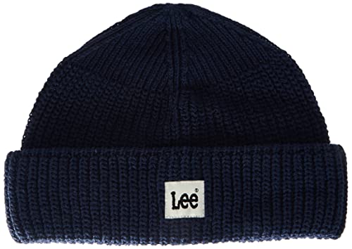 Lee Men Fisherman Beanie Hat, Marine, One Size von Lee