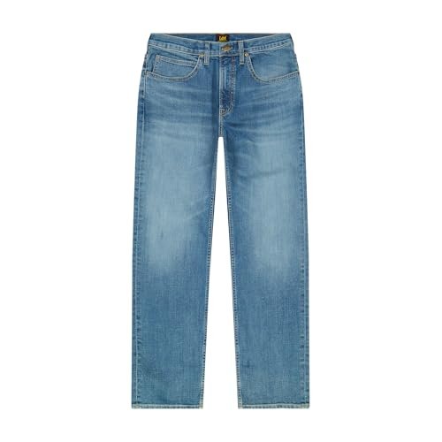 Lee Men's Brooklyn Straight Jeans, Highland, 33/32 von Lee