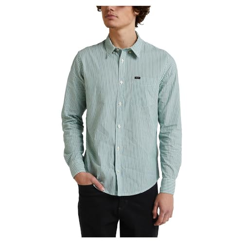 Lee Men's Button DOWN Shirt, Frontier Olive, Medium von Lee