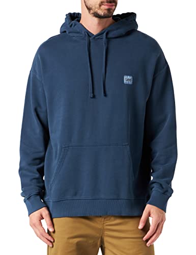 Lee Men's CORE Loose Hoodie Hooded Sweatshirt, Marine, XX-Large von Lee