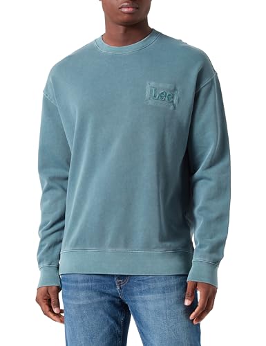 Lee Men's CORE Loose SWS Sweatshirt, Evergreen, XXL von Lee