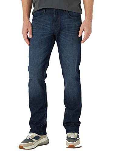 Lee Men's Extreme Motion Bi-Stretch Straight Fit Tapered Leg Jean, Counter Punch, 33W x 34L von Lee