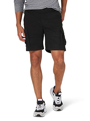 Lee Men's Extreme Motion Carolina Cargo Short, Black, 38 von Lee