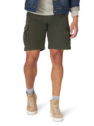 Lee Men's Extreme Motion Carolina Cargo Short, Frontier Olive, 34 von Lee