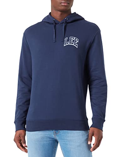 Lee Men's Hoodie Hooded Sweatshirt, Navy, X-Large von Lee