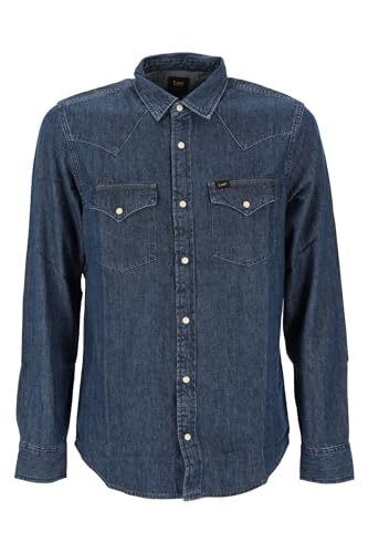 Lee Men's Regular Western Shirt, MID Stone, Small von Lee