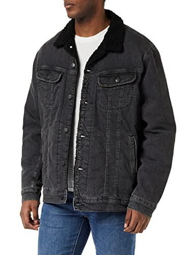 Lee Herren Sherpa Denim Jacket, Gravel STONE001, XL von Lee
