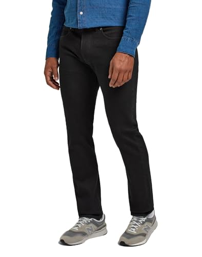 Lee Herren Slim Fit Mvp Jeans, Schwarz, 32W / 32L EU von Lee