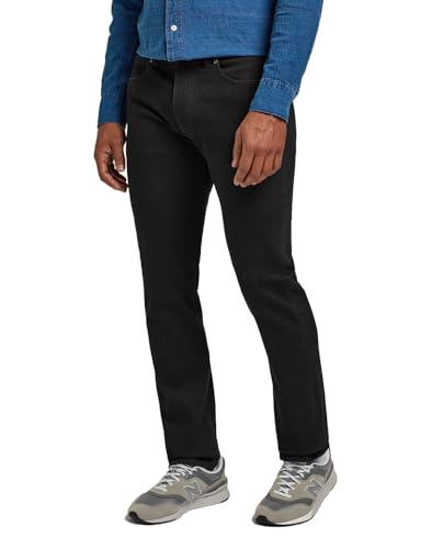 Lee Herren Slim Fit Mvp Jeans, Schwarz, 38W / 30L EU von Lee