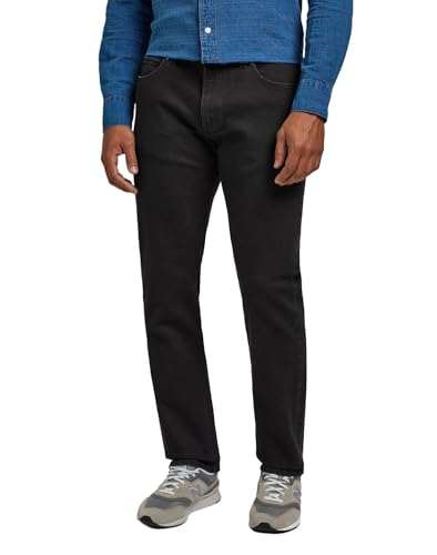 Lee Herren Straight Fit Mvp Jeans, Schwarz, 48W / 32L von Lee