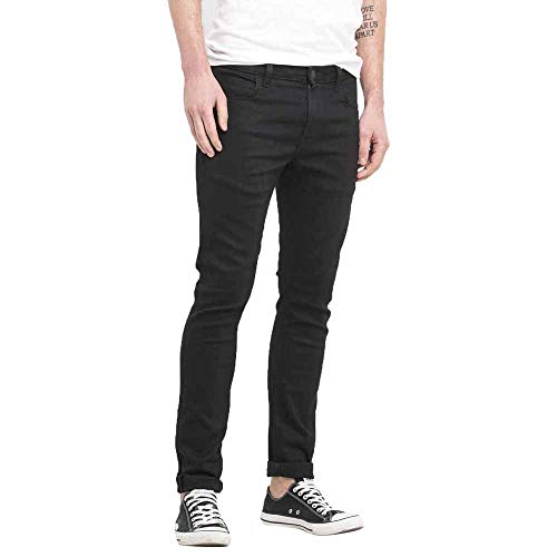 Lee Mens Malone Jeans, Black Denim, 31/30 von Lee