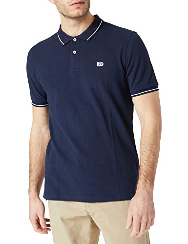 Lee mens Pique Polo Shirt,Navy,XXL von Lee