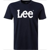 Lee Herren T-Shirt blau Baumwolle von Lee