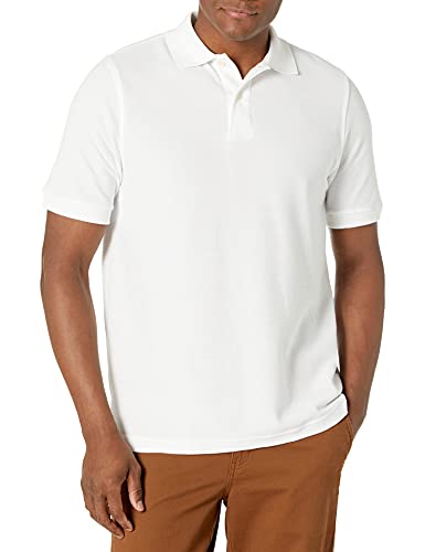 Lee Uniforms Herren Poloshirt mit moderner Passform, kurzärmelig Polohemd, Weiß, Mittel von Lee