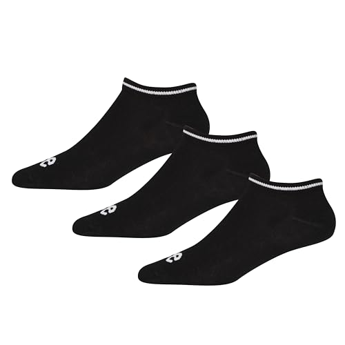 Lee Unisex, Mens and Womens Designer Cotton Black Ankle Socks, 6-8 von Lee