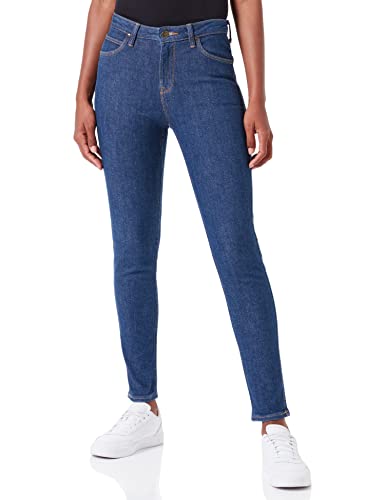 Lee Women Scarlett HIGH Jeans, Dark Hydro, W26 / L31 von Lee