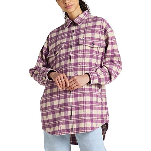 Lee Women's 90S Workwear Overshirt Shirt, Dark Plum, X-Large von Lee