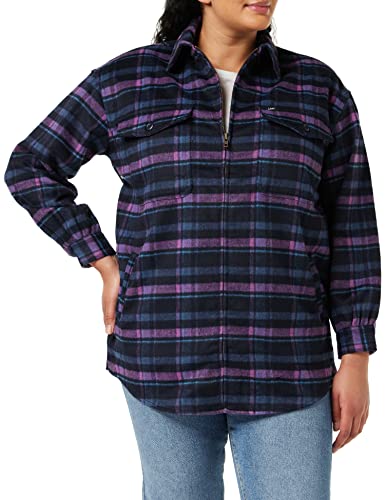 Lee Women's 90S Workwear Overshirt Shirt, Rivet Navy, Large von Lee