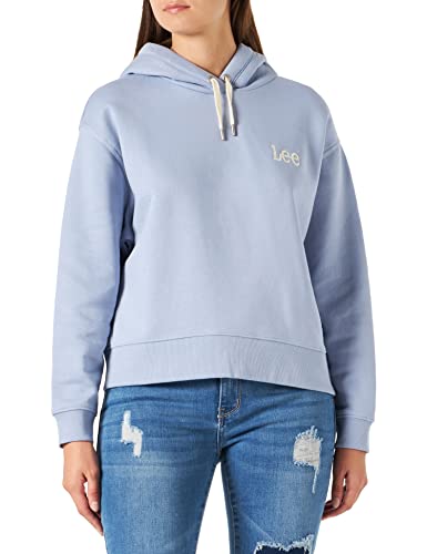 Lee Women's Essential Hoodie Hooded Sweatshirt, Parry Blue, Medium von Lee