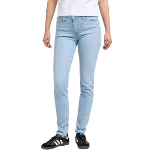 Lee Women's Scarlett HIGH Jeans, STARK Bleach, 25W / 31L von Lee
