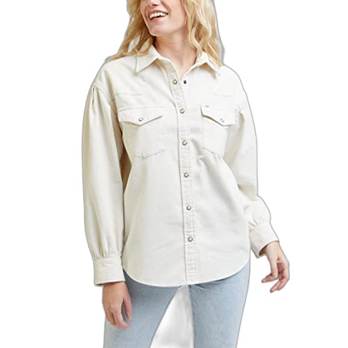 Lee Women's Seasonal Western Shirt, Ecru, Small von Lee