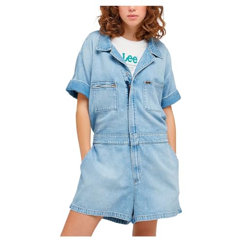 Lee Women's Short UNIONALL Overall, Frosted Blue, Large von Lee