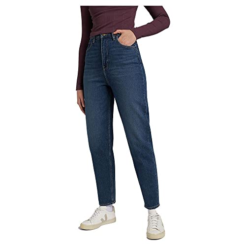 Lee Women's Stella Tapered Jeans, Dark Ruby, W31 / L33 von Lee