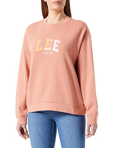 Lee Women's Varsity Crew Sweatshirt, Rust, X-Large von Lee