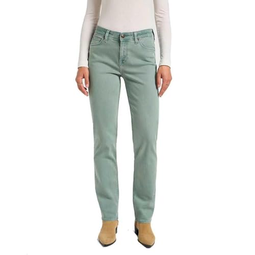 Lee Womens Marion Straight Pants, Muted SAGE, 26/31 von Lee
