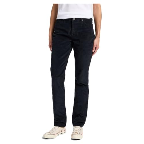 Lee Womens Marion Straight Pants, UNIONALL Black, 33/31 von Lee