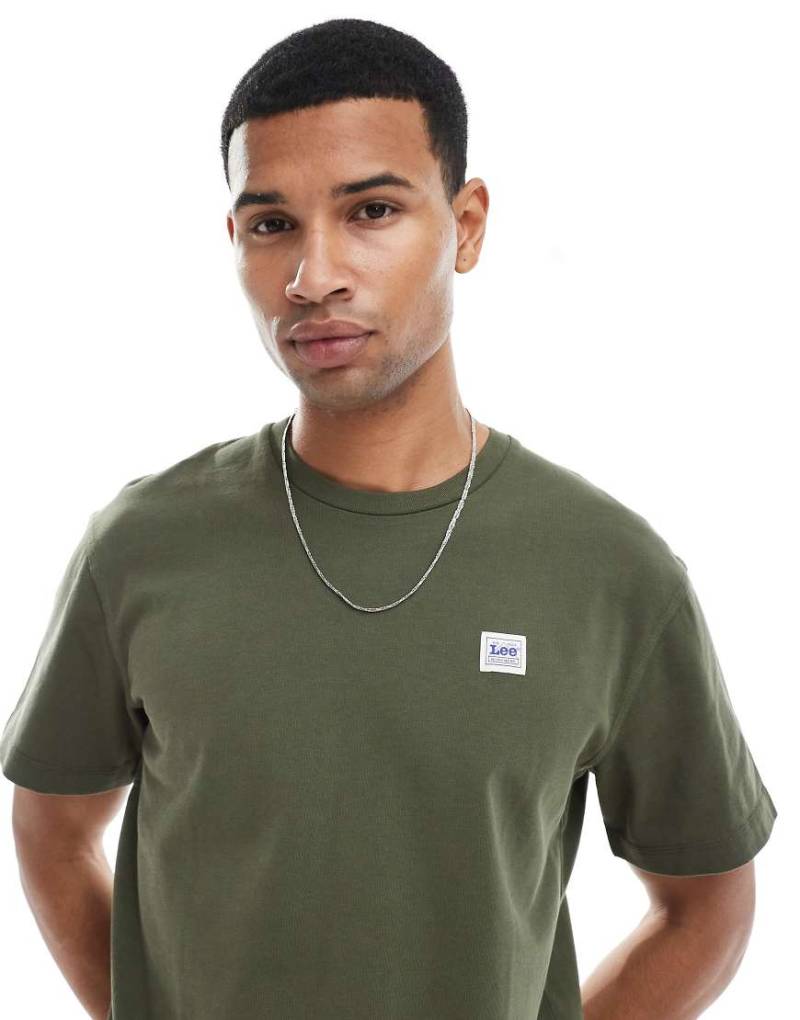 Lee - Workwear-T-Shirt in Grün mit Logo von Lee