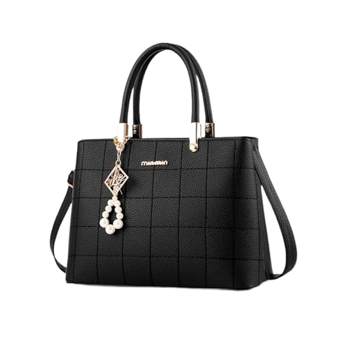 LeeQinersw Damen-Umhängetasche, Trendige Handtasche für Mama, Valentinstagsgeschenke, Urlaub, Alltag, Schwarz LeeQinersw Damen-Umhängetasche, Trendige Handtasche für Mama, Valentinstagsgeschenke, Urlaub, Alltag, Schwarz von LeeQinersw