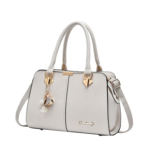 LeeQinersw Damen-Umhängetasche mit Reißverschluss, großes Fassungsvermögen, für Mama, Muttertagsgeschenk, Party, Weiß LeeQinersw Damen-Umhängetasche mit Reißverschluss, großes Fassungsvermögen, für Mama, Muttertagsgeschenk, Party, Weiß von LeeQinersw