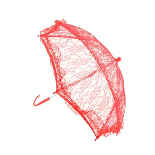 LeeQinersw Spitze Regenschirm Handwerk Dame Kostüm Foto Requisiten für Kinder Frauen Rollenspiele, Style B von LeeQinersw