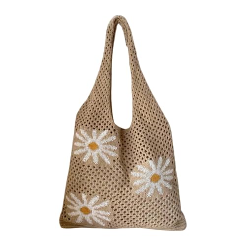 LeeQinersw Stricktasche Leichte Hobo -Tasche für die Datierung von Pendelfeiertagsgeschenke Party, Khaki von LeeQinersw