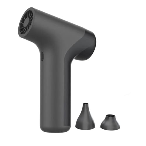 LeeQinersw Turbogebläse Als Tragbares Handgebläse Und Kleiner Lüfter Ein Kabelloser Reiseföhn mit 5 Stufen Zum Schnellen Trocknen für Männer Und Frauen auf Reise, Schwarz von LeeQinersw