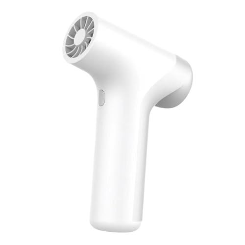 LeeQinersw Turbogebläse Als Tragbares Handgebläse Und Kleiner Lüfter Ein Kabelloser Reiseföhn mit 5 Stufen Zum Schnellen Trocknen für Männer Und Frauen auf Reise, WEISS von LeeQinersw