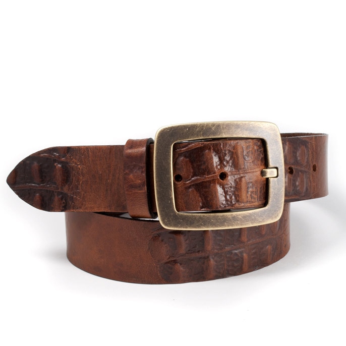 Grafter Croc Gürtel Grafter Croc Gürtel von LeeRiverLeather