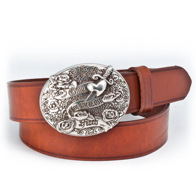 Verlorene Herzen Ledergürtel Verlorene Herzen Ledergürtel von LeeRiverLeather
