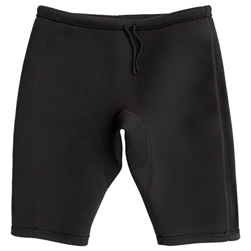 Herren Neoprenanzüge, Shorts, Hose, 3 mm, Neopren, Wassersport, Surfen, Tauchen, Kajakfahren, XL, Schwarz, XL von Leeadwaey