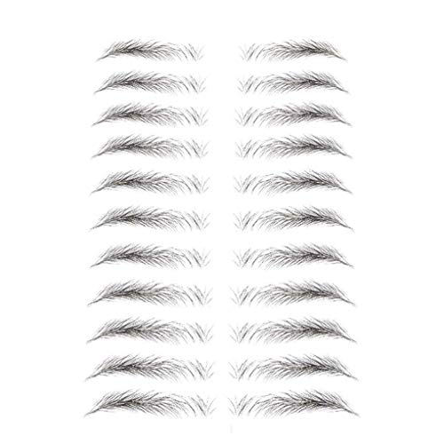 Verschleißfester Frauen Augenbrauenaufkleber Praktischer Stereo Aufkleber Verschiedene Form Augenbrauen Dekoration Lebensechte Aufkleber E13 & Schwarz von Leeadwaey