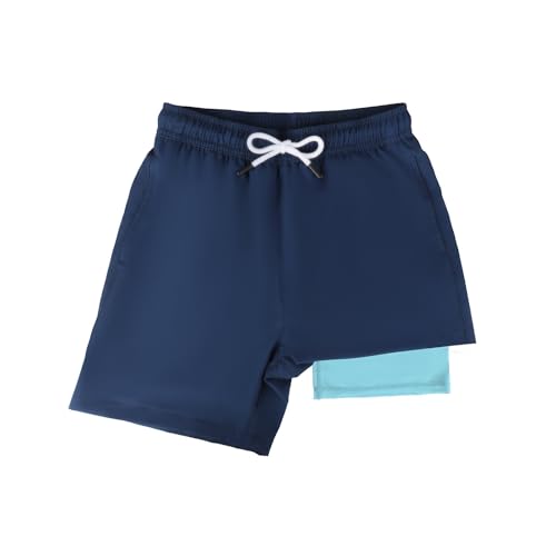 Leeboom Badehose Jungen Badeshorts Kinder 2-in-1 Badeshorts Jungen mit Kompression und Verstellbarem Tunnelzug - Badehosen für Jungen 5-14 Jare Leeboom Badehose Jungen Badeshorts Kinder 2-in-1 Badeshorts Jungen mit Kompression und Verstellbarem Tunnelzug - Badehosen für Jungen 5-14 Jare von Leeboom