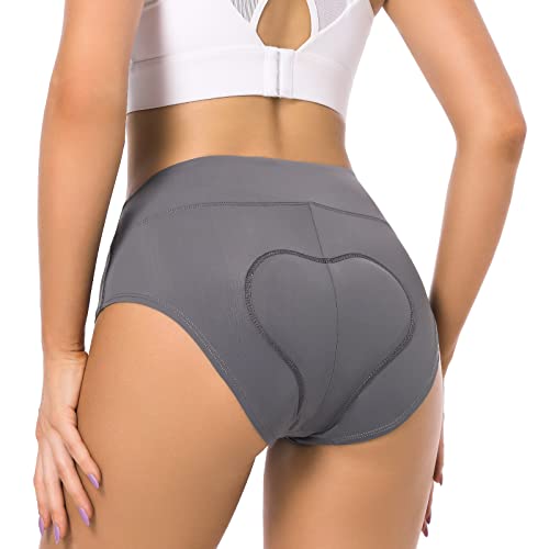 Leeboom Radunterhose Damen Gepolstert Atmungsaktive Fahrradunterhose Damen Schnell Trocknenden Radsport Unterhose Elastische mit 3D Gel Sitzpolster Leeboom Radunterhose Damen Gepolstert Atmungsaktive Fahrradunterhose Damen Schnell Trocknenden Radsport Unterhose Elastische mit 3D Gel Sitzpolster von Leeboom