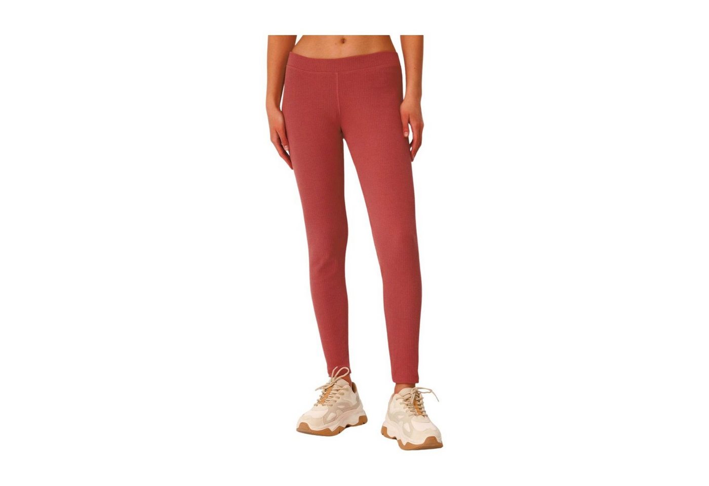 Leela COTTON Leggings Damen Ripp Leggings von Leela COTTON